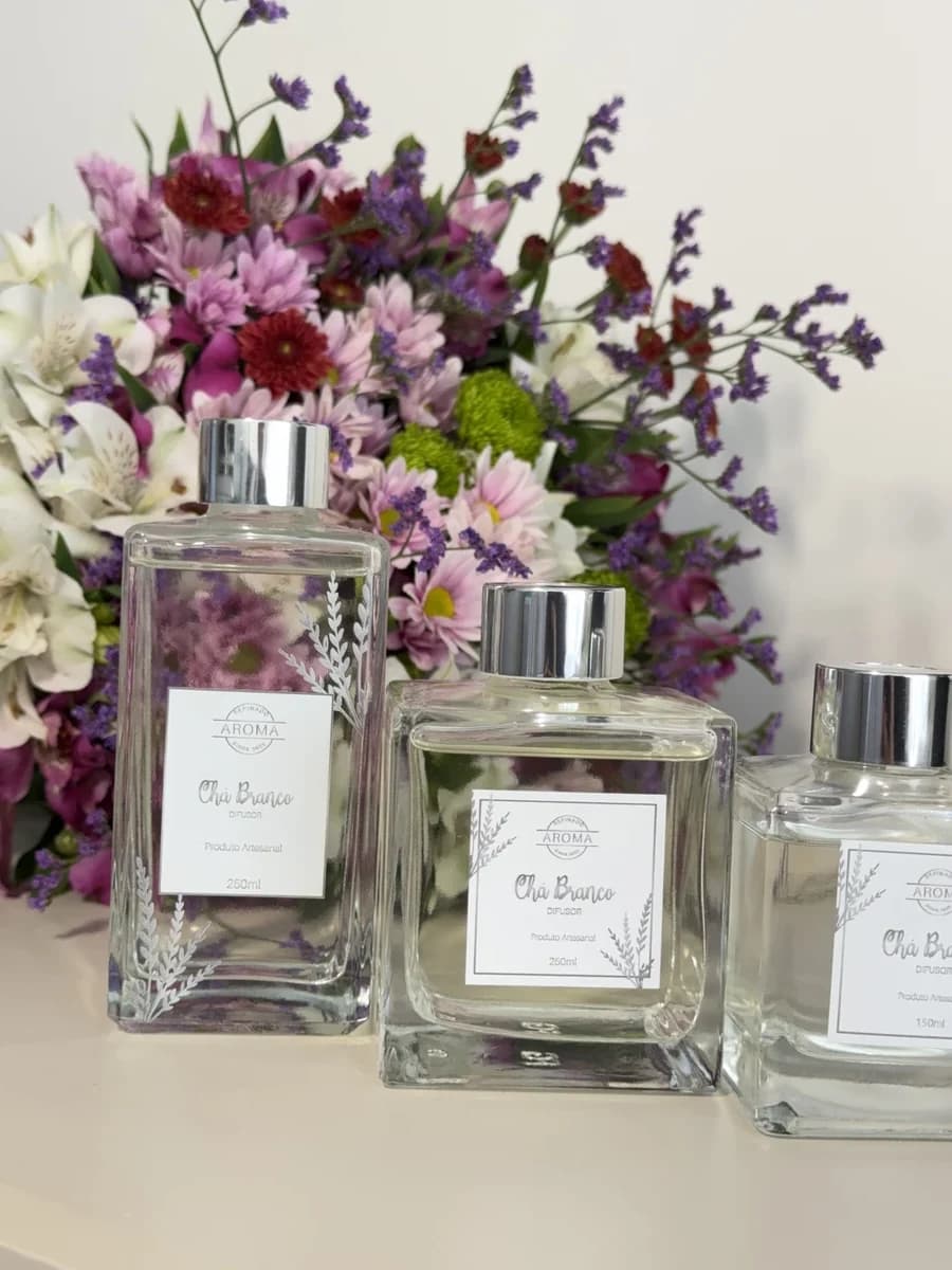 Chá Branco — Floral Cítrica artesanal